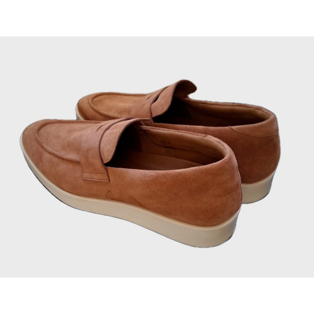 Wolf & Shepherd Men's Size 14 M Closer Penny Loafer Soft Brown Suede Worn Once - Picture 7 of 16